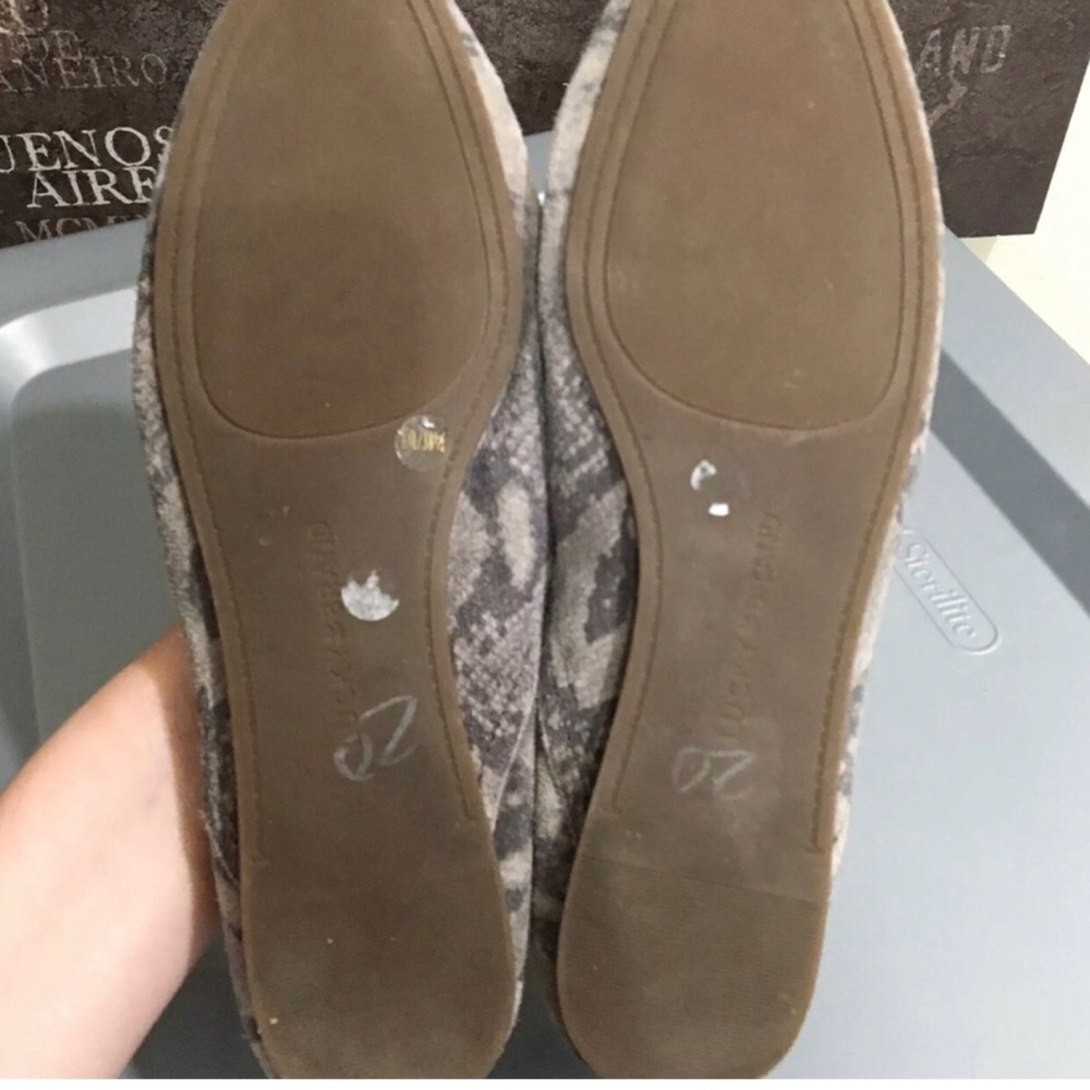 Lucky Brand snakeprint leather flats. Size 8. - Picture 7 of 8